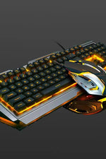 Mechanical Feel Gaming Keyboard Mouse Set