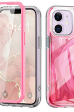 IMD Gradient Feather PC + TPU Phone Case, Series 2