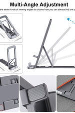 HAWEEL Adjustable Lifting Folding Live Broadcast Aluminum Alloy Desktop Holder