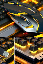 Mechanical Feel Gaming Keyboard Mouse Set